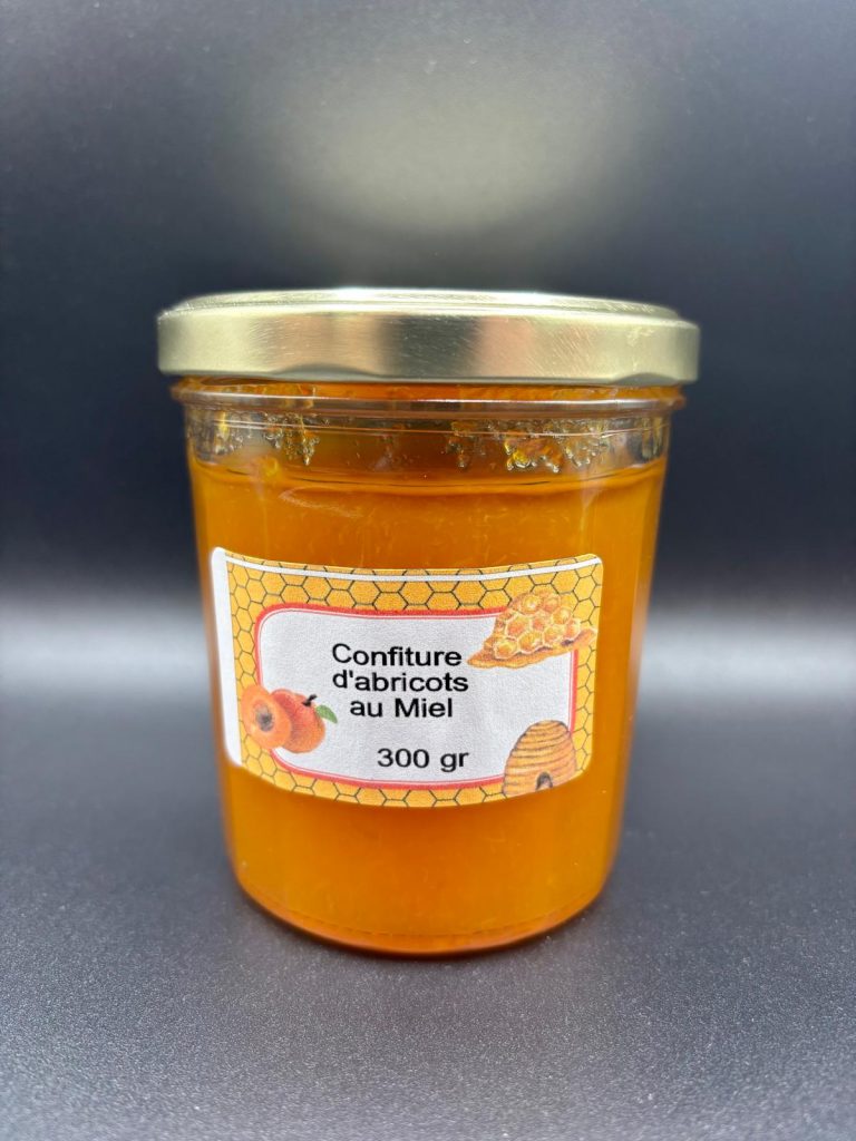 CONFITURE MAISON ABRICOT  MIEL