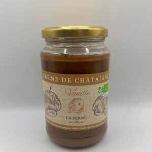 Crème de châtaignes à la vanille de la marque La Ferme du Moulin.