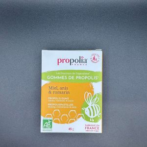 GOMME DE PROPOLIS AROMATISÉ AU MIEL ANIS & ROMARIN