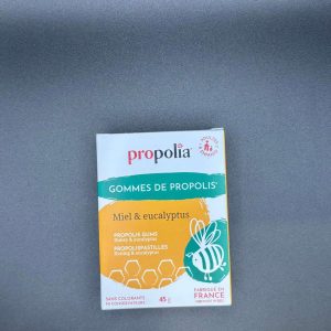 GOMME DE PROPOLIS AROMATISÉ AU MIEL & EUCHALYPTUS