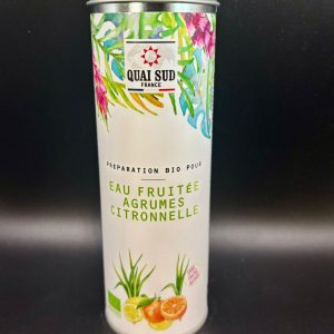 PREPARATION POUR EAUX FRUITÉES BIO AGRUMES-CITRONNELLE QUAI SUD