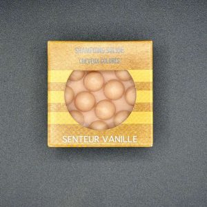 SHAMPOING SOLIDE CHEVEUX COLORÉ SENTEUR VANILLE