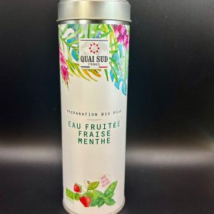 PREPARATION POUR EAUX FRUITÉES BIO FRAISE-MENTHE QUAI SUD