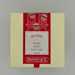 ROOIBOS MUFFIN BISCUIT FRUIT ROUGE BARONNY'S SAVEURS GOURMANDES