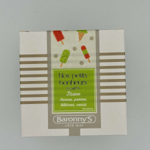 TISANE "NOS PETITS BONHEURS" SAVEUR SUREAU POMME HIBISCUS & CASSIS BARONNY'S COTE MER
