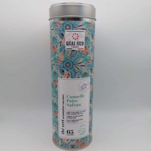 THÉ VERT EN VRAC AROMATISÉ SAVEUR CANNELLE POIRE & SAFRAN QUAI SUD