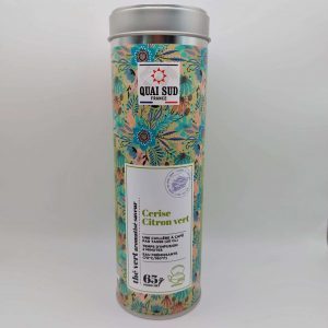 THÉ VERT EN VRAC AROMATISÉ SAVEUR CERISE CITRON VERT QUAI SUD