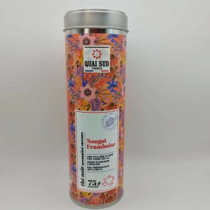 THÉ NOIR EN VRAC AROMATISÉ SAVEUR NOUGAT & FRAMBOISE QUAI SUD