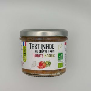 TARTINADE AU CHEVRE FRAIS TOMATE BASILIC SO CHEVRE