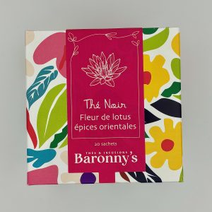 THÉ NOIR FLEUR DE LOTUS ÉPICES ORIENTALES BARONNY'S