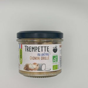 TREMPETTE AU CHEVRE A L'OIGNON GRILLÉ DE SO CHEVRE