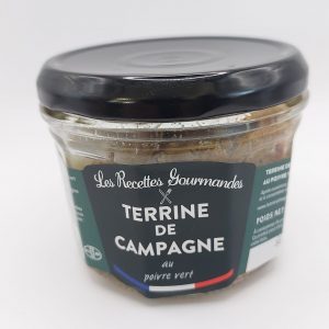 TERRINE DE CAMPAGNE AUX POIVRES VERTS