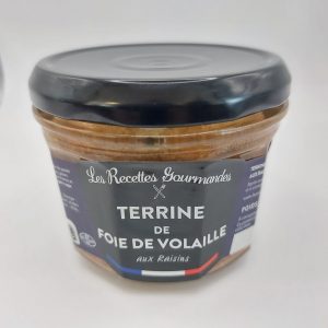 TERRINE DE FOIE DE VOLAILLE AUX RAISINS