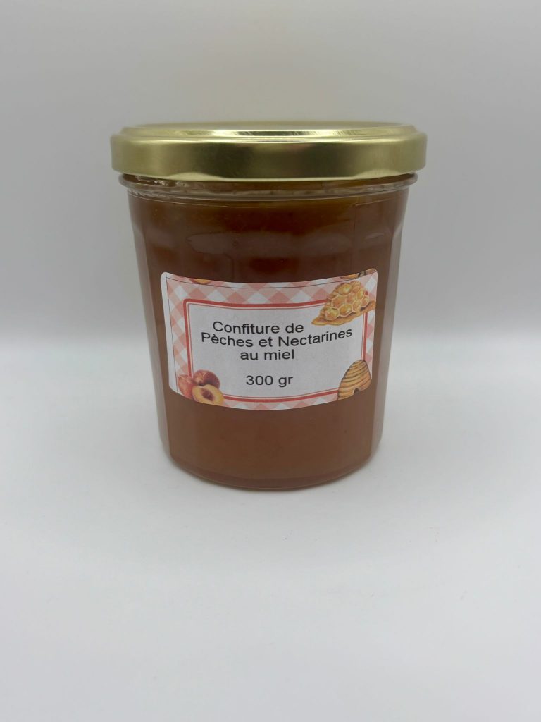 CONFITURE DE PECHES ET NECTARINES AU MIEL