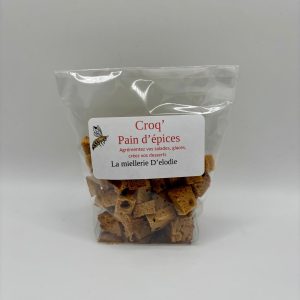 Croqpain d’épices maison, croustillants aux saveurs de pain d’épices.
