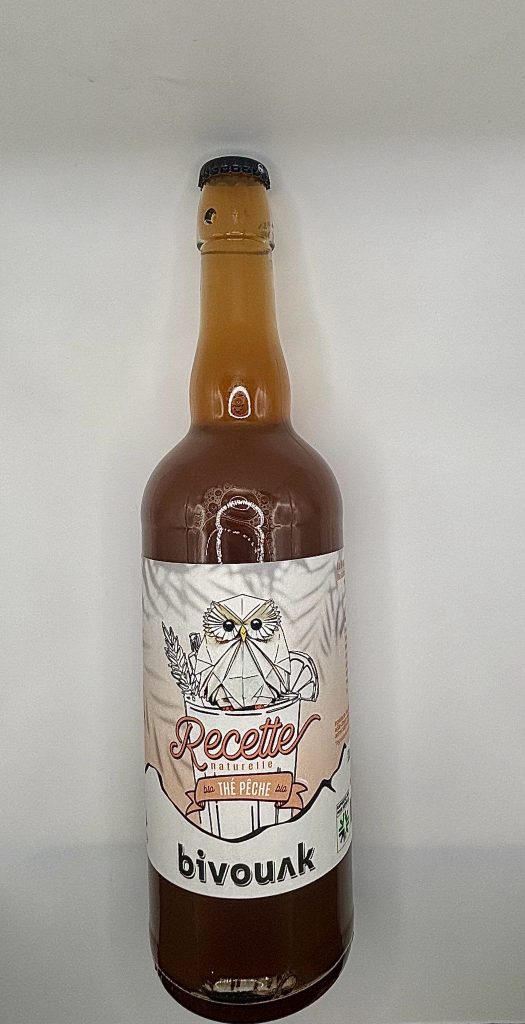 Thé glacé à la pêche 75 cL de la marque Bivouak.