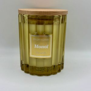 Bougie végétale parfumée au monoï de la marque Esprit Provence.