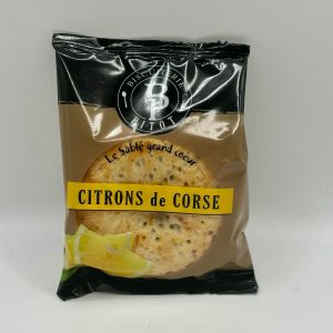 Sablés au citron de Corse de la marque Pitot.