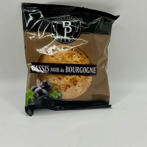 Sablé fourré au cassis noir de Bourgogne.