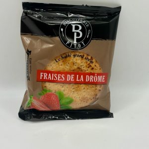 Sablé fourré à la fraise de la Drôme.