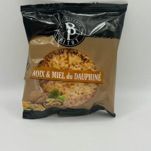 Sablé fourré à la noix et au miel du Dauphiné.