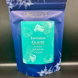 Infusion glacée aromatisée ananas coco aux saveurs tropicales et fruitées.