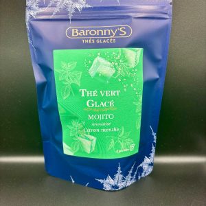 Thé vert glacé aromatisé mojito citron et menthe aux notes fraîches et acidulées.